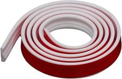 Molding Trim, Flexible DIY Peel and Stick Molding Trim Lightweight TPE Chair Rail for Home Decoration & Wall Protection, White, 300 x 2.7cm