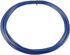 5M/10M PTFE Silver Plated Wire 30AWG ~ 10AWG OFC Electronic HiFi Audio Speaker Headphone DIY Signal Copper Cable(Blue,5 Meters_28AWG 0.8MM SQ0.08)