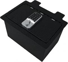 JIKE Center Console Gun Safe - Console Gun Vault Compatible with Chevy Silverado 1500/GMC Sierra 1500 2019-2022, High Security Armrest Lock Box with Electronic Keypad Lock.