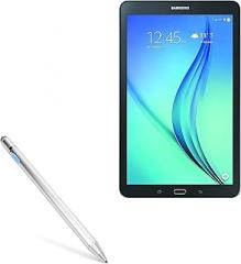 BoxWave Stylus Pen Compatible with Galaxy Tab E (9.6) - AccuPoint Active Stylus, Electronic Stylus with Ultra Fine Tip - Metallic Silver