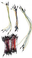 STOBOK 130pcs Multicolored Breadboard Jumper Wires Kit Wire Crimp Connector for DIY Electronic Projects