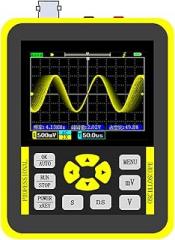 Handheld Mini Digital Oscilloscope with 2.4 Inches Color Screen 120M Bandwidth 500M Sampling Rate for Maintenance and DIY Electronic Test