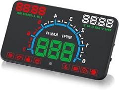 Car Electronics E350 OBD2 II HUD Car Display 5.8 Inch Screen Easy Plug and Play Overspeed Alarm Fuel Consumption Display Hud Projector