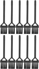 10pcs Multi Purpose Cleaning Brushes, Nylon Hair Handle for Small Household Appliances & Electronic Devices, Durable Black Set