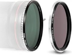 NiSi - 67mm Swift System 1-9 VND Kit, 1-5 Stop True Color Variable Neutral Density Filter w/Friction-Mounted ND16 (4-Stop), Adjustable ND, Nano-Coated Optical Glass, Photography & Camera Accessories