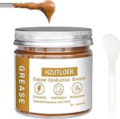 Copper Conductive Grease,100G Anti Arcing Conductive Paste for Automotive,Power Systems,Electronics & Home Appliances - High-Temperature Resistant,Anti-Corrosive
