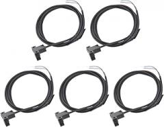 Photoelectric Switch Sensor Highly Accurate U Shaped Slot Sensor for Detection, 5Pcs for Industrial Conveyor Belt Material Electronic Component