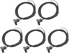 Photoelectric Switch Sensor Highly Accurate U Shaped Slot Sensor for Detection, 5Pcs for Industrial Conveyor Belt Material Electronic Component