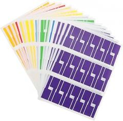 jojofuny Tear-resistant Cord Labels 20 Pack Self Adhesive Stickers Waterproof Anti-stain Perfect for Electronics
