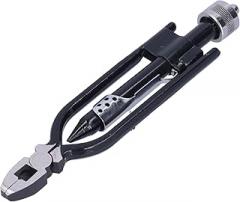 Walfront Wire Twisting Pliers High Carbon Steel Side Cutting Lockwire Pliers Hand Quick Tool 0.3‑0.7mm(9 inches), Electronic Clamp