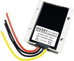 24V to 12V Power Converter 10A 15A 20A 25A 30A 40A Vehicle Electronic Modification Monitoring Supply 15~40V to Regulator(24V to 12V 40A)
