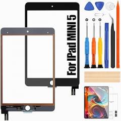 for iPad mini 5 2019 Touch Screen for iPad mini 5 2019 7.9 inch Digitizer A2124 A2125 A2126 A2133 Screen Replacement Glass Panel Touchscreen with Repair Kit (Not LCD Display)