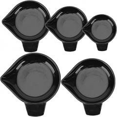 5pcs Electronic Weighing Plate Set Jewelry Scale Weight Plate Digital Weigh Scale for Precise Portion Control