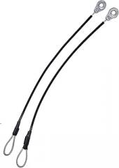 Unifizz 2 Pcs Tailgate Cables Compatible with John Deere Gators M TE TH TX XUV TH 6x4 HPX615E HPX815E XUV865R XUV825E XUV865R Replace M159508