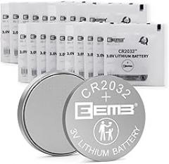 EEMB 20-Pack CR2032 Batteries 2032 Battery - High Performance Long Lasting CR2032 3V Lithium Battery, 3 Volt Coin Cell, DL2032, ECR2032, LM2032 for Watches, Calculators, Key Fobs, Smart Sensors