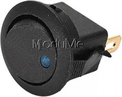 2Pcs 12V Led Dot Light Car Auto Boat Round Rocker ON-Off Toggle Switch Blue New 2025 for Arrival High Reliable Electronic Component, Precision, Stable Performance