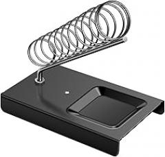 Soldering Iron Holder Soldering Iron Stand Spring Holders Support Solder with Cleaning Sponge for Electronics Repair
