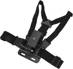 Elastic and Adjustable Chest Harness forOsmo Action,Your Hands for Immersive Videos and Photos, Outdoor Live Mobile Phone Chest Strap for Surfing, Skiing, Skateboarding, Cycling