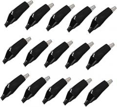 20pcs Electrical Battery Clamp Cable Clip Insulated Test Clip for Car Engines Electronics