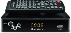 Digital Converter, Ematic Digital TV Converter Box with Recording, Playback, & Parental Controls, AT103B (Non-Retail Packaging)
