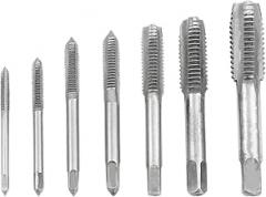 7pcs Tap Drill Bit Metric Tap Spiral Screw Metric Thread Plug Tap M3-M12 Steady Speed Steel Screw Thread Drill New 2026 High for Reliable Electronic Component, Precision, Stable Performance
