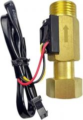 Water Meter,Sprayer Water Meter Flow Sensor Electronic Flow Meter 1-30L/M with Female and Male Connection BSP G1/2