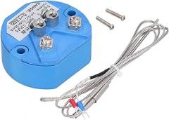 Temperature Transmitter, DC 24V 4-20mA Temperature Sensor Transmitter K Type Thermocouple Electronic Components SBWR