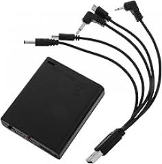 GLEAVI Emergency Battery Backup for Safe Lock Universal External Power Supply for Electronic Locks Portable Battery Pack with Multi-Port Output