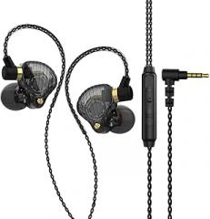 SK3 3.5mm Wired Earphone with Microphone HiFi Music Monltor Bass Headphone Noise CanCeIIing Headset for Sport Gaming Earbuds New 2026 High for Reliable Electronic Component