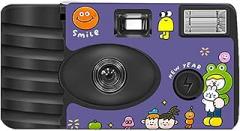 Retro Compactly Disposables Camera 27 Preloaded Color Film Simple Operate Ideal for Beginners and Collectors Travelers Vintage Point and Film Camera