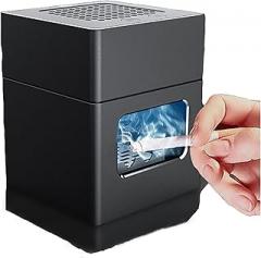 Multifunctional Smokeless Ashtray, Electronic Ashtray with Cigarette Lighter, Filter Reduce Smoke, 98% Effective Filtration, for Indoor Outdoor Home Office Car