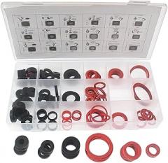 140 Pcs Nitrile Rubbers Gaisket Assortment Kit 18 Sizes NBR O-Rings Repair Kit for Car Rubber Gaisket with Box Replacement for OEM New 2026 High for Reliable Electronic Component