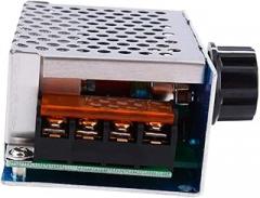 Uonlytech 4000W Durable Acv Voltage Regulator High Electronic Power Controller Dimming Speed Control for Lamps Motors Electric Appliances