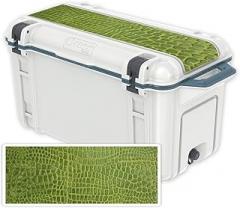 MightySkins (Cooler Not Included) Skin Compatible with OtterBox Venture 65 qt Cooler Lid - Croc Skin | Protective, Durable, and Unique Vinyl Decal wrap Cover | Easy to Apply | Made in The USA