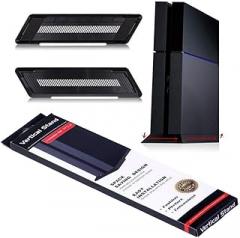 Vertical Stand for PS4, Vertical Cooling Stand Bracket Mount Holder for PlayStation 4 Console (PS4 Not Include) - Black
