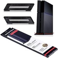 Vertical Stand for PS4, Vertical Cooling Stand Bracket Mount Holder for PlayStation 4 Console (PS4 Not Include) - Black