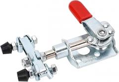 Left Right Push Pull Toggle Clamp Quick Release Dual Head Stainless Steel Heavy Duty 40kg Holding Capacity for Metal Plates Circuit Boards Welding Electronic Equipment Installation