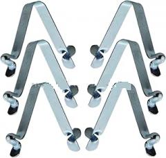 Spring Clips 15Pieces 4-9mm Tent Pole Push Button Spring Snap Clips Locking Tube Double Pin for Electronic,Household Appliance,Automotive Part(4 x 4.5mm Double end)