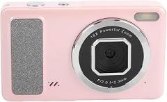 4K Digital Camera, 64MP Cameras for Photography, 18X Digital Zoom & Autofocus, 2.4 Inch TFT Screen, Adaptive Filming Modes and Electronic Anti Shake (Roseate)