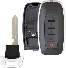 5 Buttons Remote Shell Replacement for Nissan Rogue, Pathfinder 2023 - 2025 FCC ID: KR5TXPZ3, IC: 7812D-TXPZ3 (No Chip or Electronics are Included)