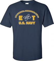 Generic USS Dwight D. Eisenhower CVN-69 Rate ET Electronics Technician T-Shirt