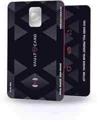 VAULTCARD - RFID Blocking & Jamming Credit & Debit Card Protection for Wallet and Passport - Superior NFC Anti-Theft, Patented Multi-Card Defense