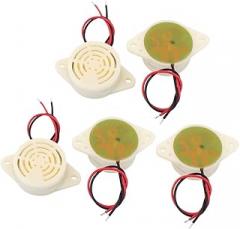 5 Pcs Furnace Parts & Accessories DC 3-24V 12V 2-Wired Continuous Active Electronic Buzzer Relays Alarm