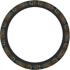 Circuits on Electronic Boards Printed Steering Wheel Cover, Car Steering Wheel Protector, Suitable for Trucks, Vans, and Sedans