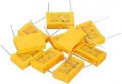 Generic Safety Capacitors, 10 Pack 0.47uF AC 310V 22.5mm Pin Pitch 27x17x7mm Polypropylene Film Capacitor Assortment Kit for DIY Electronic Products