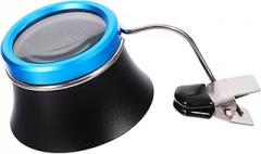 Zerodeko Jewelry Loupe 5X Magnifying Glass Watch Repair Magnifier with Clamp for Jewelers and Electronics Repair