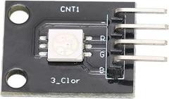 RGB LED Module, Common Cathode, Low Power Consumption, Scratch ABS, PWM Control, 5V for DIY Electronics, Microcontroller Integration