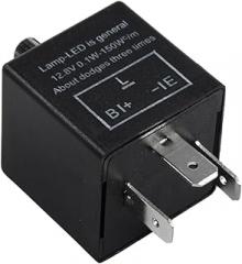 3-Pin LED Electronic Flasher Relay CF-13 JL-02 EP34 for Fixes Car Turn Signal and Hazard Warn Hyper Blink Flash or No Flashing