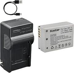 Kastar 1-Pack Battery and AC & USB-C Charger, Compatible with Canon NB-7L NB-7LH PowerShot G10 G11 G12 SX30 is Cameras