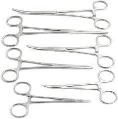 Ultimate HEMOSTAT Set, 6 Piece Ideal for Hobby Tools, Electronics, Fishing and Taxidermy (8